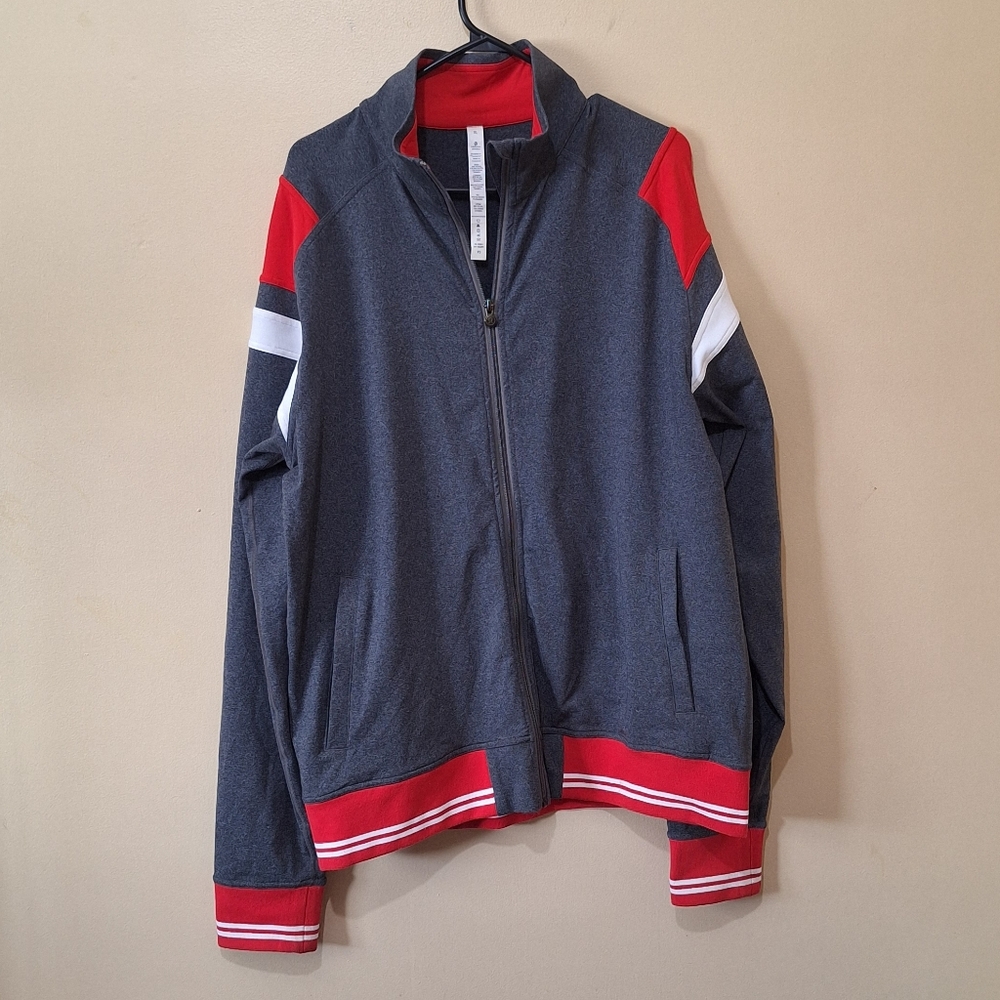 Lululemon Retro Varsity Full Zip Track Training Jacket